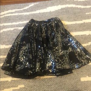 Black milk spider skirt